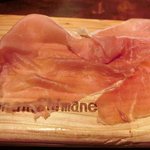 キッチャーノ - 本日のランチ+カフェ 1500円 の切り立てのパルマ産特製生ハム