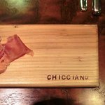 キッチャーノ - 本日のランチ+カフェ 1500円 の切り立てのパルマ産特製生ハム