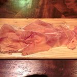 キッチャーノ - 本日のランチ+カフェ 1500円 の切り立てのパルマ産特製生ハム