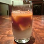 キッチャーノ - 本日のランチ+カフェ 1500円 のアイスカフェオレ