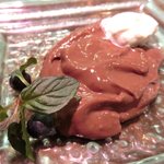 キッチャーノ - 本日のランチ+カフェ 1500円 のチョコレートのクリーム添え