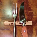 キッチャーノ - 卓上のフォークとナイフです