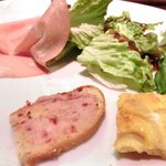 キッチャーノ - 本日のランチ+カフェ 1500円 の前菜の盛り合わせイタリア風