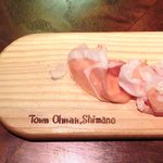 キッチャーノ - 本日のランチ+カフェ 1500円 の切り立てのパルマ産特製生ハム