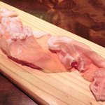 キッチャーノ - 本日のランチ+カフェ 1500円 の切り立てのパルマ産特製生ハム