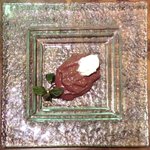 キッチャーノ - 本日のランチ+カフェ 1500円 のチョコレートのクリーム添え