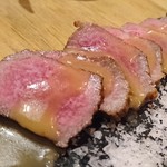 CarneTribe 肉バル - みなせ牛のタタキ