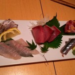 旬菜すし鮮 きずな屋 - お刺身盛合せ