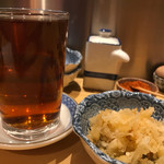 天ぷらと寿司 ミコ - ミコの天つゆ割り 518円。