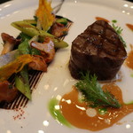 ガストロノミー ジョエル・ロブション - 和牛 グリエにし、旬の野菜と香り高い“ジュ”を添えて