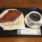 PAUL - 「料理」クロワッサン&カフェ・アメリカン