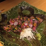 個室×牛寿司・鉄板焼 大名瑞祥 - 和牛の肉巻きローストビーフ