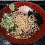 名代 富士そば - 朝そば（冷たぬき蕎麦）