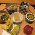 かま田 - 鱧天、鱧卵煮凝りが好み。