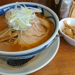 麺家　とき田 - 味噌ラーメン・メンマトッピング