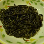 サイゼリヤ - イカの墨入りスパゲッティ(2011/03/28撮影)