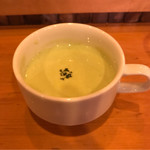 MARE di SAKAI - 枝豆の冷製スープ。
            美味し。