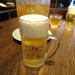 Jasu min - ミニジョッキの生ビール