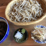 そば舎 あお - なすと茗荷せいろ