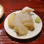 東麻布 天本 - 呆気にとられる厚岸のつぶ貝