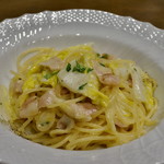 ら・ぶーか - 白菜とベーコンのクリームパスタ