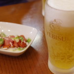 台湾屋台 阿Ｑ麺館 - 生ビール