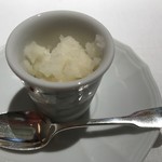 リストランテ 濱崎 - メインの前の口直し