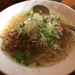 麺屋 花蔵 - 鶏ごぼう塩…今まで食った塩で一番美味い！