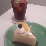 ふんわりさん - スフレフロマージュ350円＋アイスティー300円