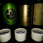 酒肴 吟香 - 日本酒　飲み比べ