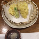 福の舞 - 鱧天婦羅（トリュフ塩）で♪