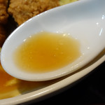 快活CLUB 米沢店 - 冷やし中華のスープ