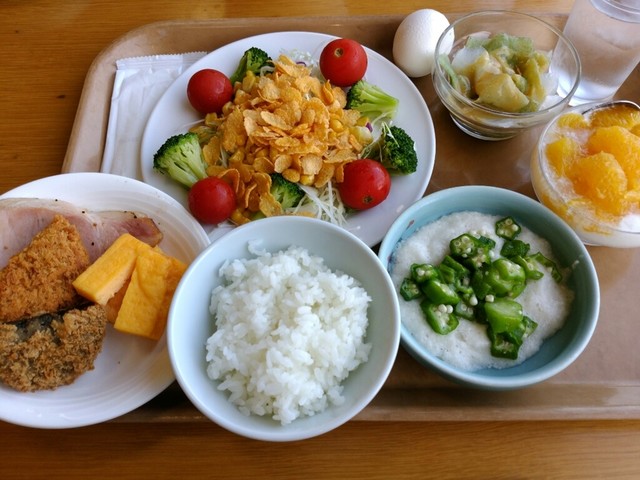 ネバネバ満載 絶品朝ごはん By Kunomu 休暇村 南阿蘇 高森 旅館 食べログ