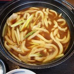 手打ちうどん さわいち - 鍋焼きカレーうどん950円