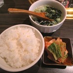 くろげ - 黒毛和牛カルビ定食　１９８０円