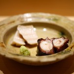 鮨 さいとう - 蒸鮑と煮蛸