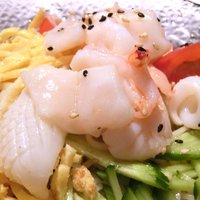 御膳房 六本木店 - 海の幸入り冷麺 1280円