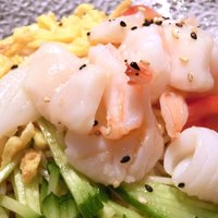 御膳房 六本木店 - 海の幸入り冷麺 1280円