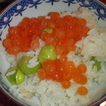 月波 - 銀杏ご飯いくらかけ