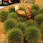 月波 - いがぐりと松茸のコラボ！