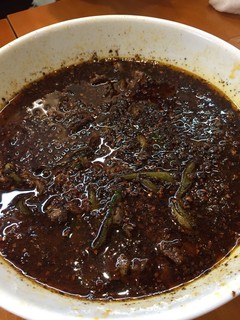 彩雲瑞 - [水煮牛肉] 牛ハラミ肉と青梗菜の四川風煮込み
