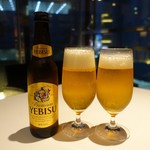 レスト ケイ ヤマウチ - ビールで乾杯♪