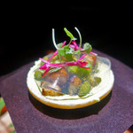 レスト ケイ ヤマウチ - だだちゃ豆やウナギがのったフィンガースナック♪