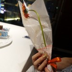 レスト ケイ ヤマウチ - お花までいただいちゃいました(^^)