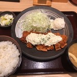 からあげ とり多津 - タルタルチキン南蛮定食