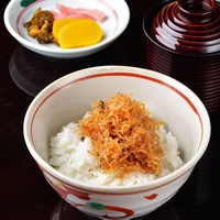 [飯物] ちりめん山椒のご飯 赤出し