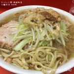 ラーメン二郎 - 小麺半分 700円