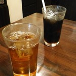 Matsunoki - 平日サービスのアイスコーヒーとウーロン茶