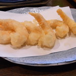 手打ちそば 菊谷 - 小エビのてんぷら