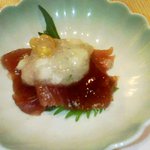 よし佳 - 鹿児島のかつお（山芋ユリの根のあんかけ）